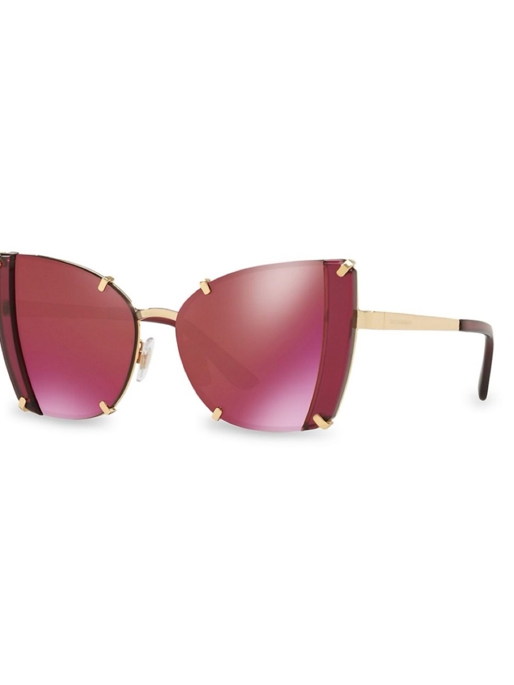 NWOT~DOLCE & GABBANA~53MM Butterfly Sunglasses